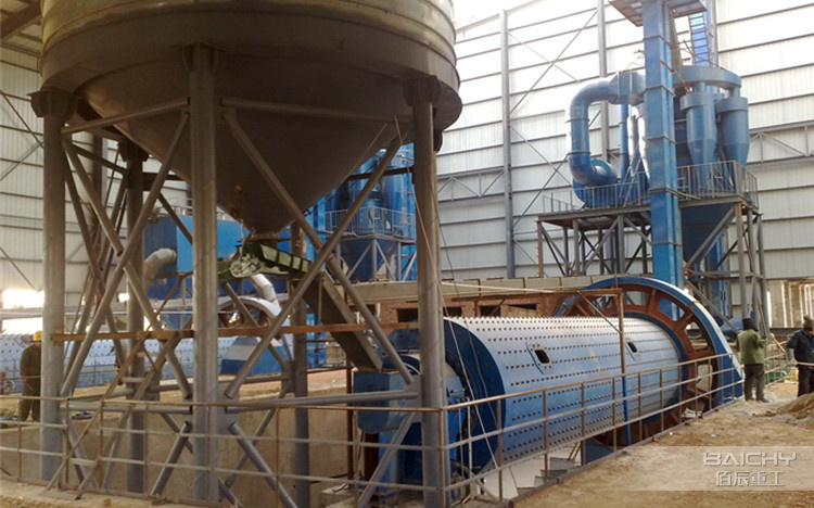 選礦球磨機現場