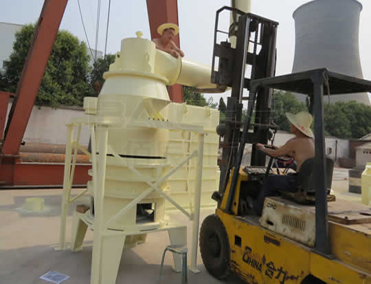 三環磨機發貨現場一