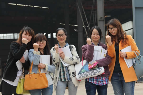 外貿(mào)部新晉成員合影