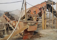 制砂生產(chǎn)現(xiàn)場